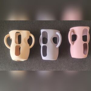 Silicone Sleeves for baby bottles Avent Glass Baby Bottles 8oz open box new